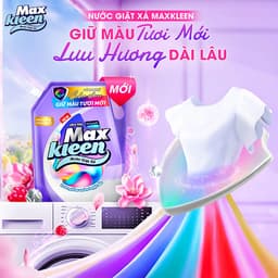 Thumbnail Túi Nước Giặt Xả MaxKleen Giữ Màu Tươi Mới Hương Khu Vườn Tuyệt Sắc 3kg/Túi 2