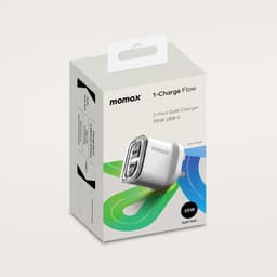 Thumbnail Củ sạc Nhanh Momax 1-Charge Flow 35W 2-Port Charger (CN) (White) 1