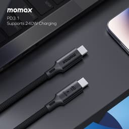 Thumbnail Cáp sạc Nhanh Momax Elite 240W USB-C USB4 40Gbps cable 1m 1