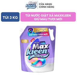 Thumbnail Túi Nước Giặt Xả MaxKleen Giữ Màu Tươi Mới Hương Khu Vườn Tuyệt Sắc 3kg/Túi 1