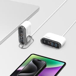 Thumbnail Củ sạc Nhanh Momax 1-Charge Flow 80W 4-Port Desktop Charger (CN) (White) 1