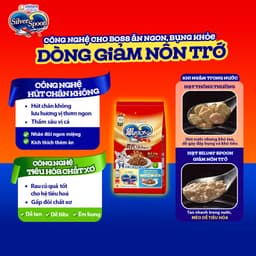 Thumbnail Thức ăn hạt giảm nôn trớ - hỗ trợ ăn ngon cho mèo mọi lứa tuổi từ Nhật Bản Silver Spoon - vị cá/gà - 800g/1kg 1