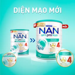 Thumbnail Sữa bột Nestlé NAN OPTIPRO PLUS 4 1500g/lon với 5HMO Giúp tiêu hóa tốt 4