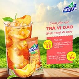 Thumbnail Thực phẩm bổ sung Trà Vị Đào NESTEA hộp 12 gói x 12 g 1