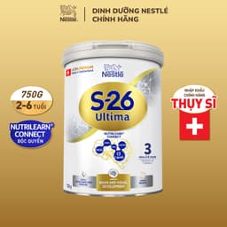 Thumbnail Sữa Bột Nestlé S-26 ULTIMA3(S26)750G tăng tốc độ kết nối nãobộ2,5lầnvớiNUTRILEARN® CONNECT 3
