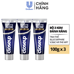 Thumbnail Combo 3 Kem đánh răng Closeup White Now - Trắng Bật Tông 3X TỨC THÌ với Công nghệ Ánh Sáng Xanh 100g 2