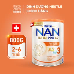 Thumbnail Sữa bột NAN INFINIPRO A2 800g Thụy Sĩ 3 với đạm quý A2 và 5HMO tăng cường đề kháng 3