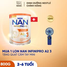 Thumbnail Sữa bột NAN INFINIPRO A2 800g Thụy Sĩ 3 với đạm quý A2 và 5HMO tăng cường đề kháng 2
