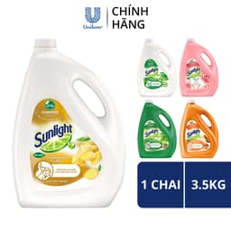 Thumbnail Nước rửa chén Sunlight Bio-care Thiên Nhiên 100% Gốc thực vật Lô Hội/Gừng/Trà Xanh/ Quế & Bồ hòn/Mềm dịu Chai 3.5/3.6kg 1