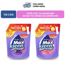 Thumbnail Túi Nước Giặt Xả MaxKleen 3kg Hương Nước Hoa Huyền Diệu/ Hoa Nắng 1