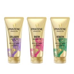 Thumbnail Dầu Xả Siêu Dưỡng PANTENE Miracles Ngăn Rụng Tóc Biotin/ Phục Hồi Hư Tổn Collagen/ Suôn Mượt Óng Ả Keratin - Tuýp 300ML 2