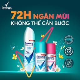 Thumbnail Xịt/lăn khử mùi Rexona 72H khô thoáng dành cho nữ 135/45ml 2
