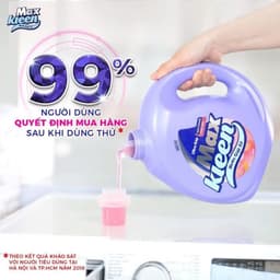 Thumbnail Túi Nước Giặt Xả MaxKleen 3kg Hương Nước Hoa Huyền Diệu/ Hoa Nắng 4