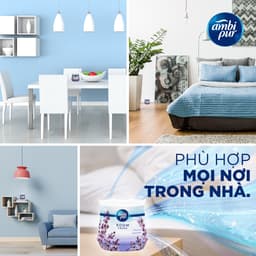 Thumbnail Sáp Thơm Phòng AMBI PUR Hương Đam Mê/ Huyền Bí/ Thư Giãn/ Oải Hương/ Downy/ Hoa Tươi/ Sả/ Hoa Hồng/ Chanh Hộp 180G 4