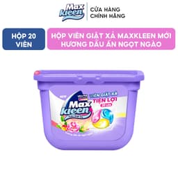 Thumbnail Hộp Viên Giặt Xả MaxKleen Hương Dấu Ấn Ngọt Ngào 20 viên 1