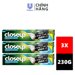 Thumbnail Combo 3 Kem Đánh Răng Closeup Giúp Làm Trắng Răng Tự Nhiên Sau 2 Tuần 230g 1