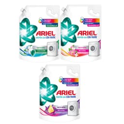 Thumbnail Nước Giặt ARIEL Chuyên Gia Cửa Trước Ngăn Lem Màu Hương Nắng Sớm/ Sen & Nhài/ Oải Hương Túi 3.7KG/3.9KG 1