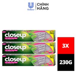 Thumbnail Combo 3 Kem Đánh Răng Closeup Giúp Làm Trắng Răng Tự Nhiên Sau 2 Tuần 230g 3