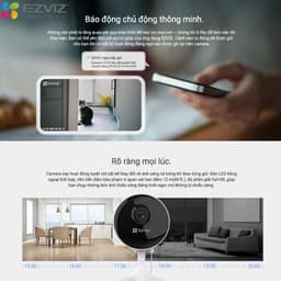 Thumbnail Camera EZVIZ Wifi trong nhà C1C-B 1080P - Hàng chính hãng 4