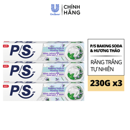 Thumbnail Bộ 3 Kem Đánh Răng P/S Trắng Hơn Sau 7 ngày 230g/hộp 4