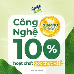 Thumbnail Nước rửa chén Sunlight Bio-care Thiên Nhiên 100% Gốc thực vật Lô Hội/Gừng/Trà Xanh/ Quế & Bồ hòn/Mềm dịu Chai 3.5/3.6kg 3