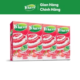 Thumbnail Thùng 48 Hộp Sữa Chua Lên Men Tự Nhiên Yomost Vị Dâu (170ml/Hộp) 2