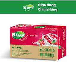 Thumbnail Thùng 48 Hộp Sữa chua uống Yomost vị dâu 100ml/hộp 1