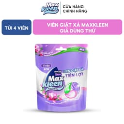 Thumbnail Túi 4 viên giặt xả MaxKleen Hương nước hoa huyền diệu 60g 1