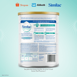 Thumbnail Sản phẩm dinhdưỡng côngthức chotrẻ từ1-2tuổi:Similac®Total Protection 1+850g(Phùhợpchotrẻ sinh mổ có nguycơ miễndịchkém) 3
