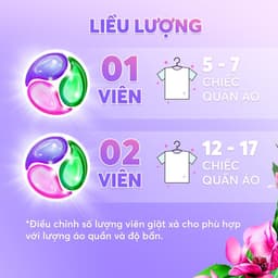 Thumbnail Túi 4 viên giặt xả MaxKleen Hương nước hoa huyền diệu 60g 4