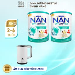 Thumbnail Bộ 2 Lon Sữa bột Nestlé NAN OPTIPRO PLUS 4 xuất xứ Thụy Sĩ 1500g cho bé 2 - 6 tuổi 1