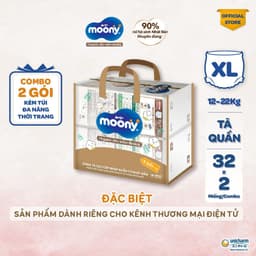 Thumbnail Combo 2 Tã quần Moony Natural M46/L36/XL32 2
