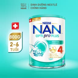 Thumbnail Bộ 3 Lon Sữa bột Nestlé NAN OPTIPRO PLUS 4 xuất xứ Thụy Sĩ 800g cho bé 2 - 6 tuổi 2