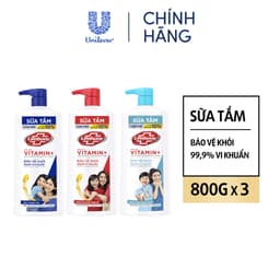 Thumbnail Sữa Tắm Lifebuoy Sạch Khuẩn Bảo Vệ Khỏi 99.9% Vi Khuẩn, Hỗ Trợ Cùng Đề Kháng Da Tự Nhiên 800G/ Phiên bản Tết 888g 2