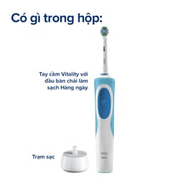 Thumbnail Bàn Chải Điện ORAL-B Loại Bỏ Thêm Đến 100% Mảng Bám Vitality Precision Clean - Hộp 1 Cái 3