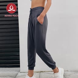 Thumbnail MOVING PEACH quần jogger thể thao  Lưng Cao Dáng Rộng Tập Yoga Cho Nữ 1