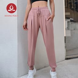Thumbnail MOVING PEACH quần jogger thể thao  Lưng Cao Dáng Rộng Tập Yoga Cho Nữ 3
