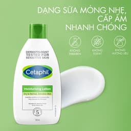 Thumbnail Kem Dưỡng Ẩm Cetaphil Moisturising Cream & Lotion Dịu Nhẹ 50G - 118ML - 200ML 4