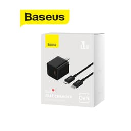 Thumbnail Bộ Sạc Nhanh Typec to IP PD20W 3.0A Baseus GaN5 Fast Charger 1C dành cho IP10/11/12/13/14promax (ĐEN) 1