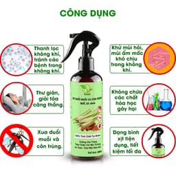 Thumbnail Xịt thơm phòng TAMAS mix mùi (tự chọn mùi) hương Hoa Bưởi, Sả Chanh, Quế, Bạc Hà,...chai 300ml, thơm phòng, đuổi muỗi. 2