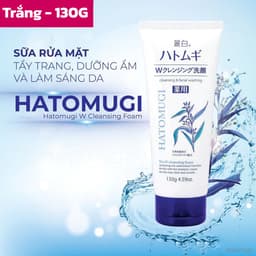 Thumbnail Sữa Rửa Mặt Hatomugi Dưỡng Ẩm, Sáng Da (170&130G) 2