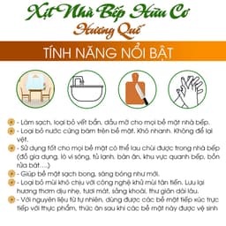 Thumbnail Nước lau bếp hữu cơ bồ hòn tinh dầu quế chai 100ml-300ml-500ml, làm sạch, khử mùi, khử khuẩn dụng cụ, bếp từ, bếp ga... 2