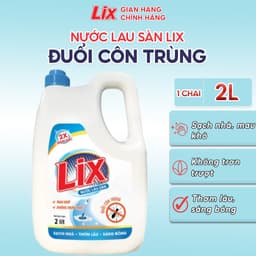 Thumbnail Nước Lau Sàn Lix Đuổi Côn Trùng 2 Lít NLS2 Sạch Nhà Sáng Bóng Hương Thơm Lâu 1