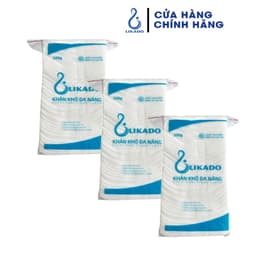 Thumbnail Khăn khô đa năng likado 300g kích thước 14x20cm SET 3 GÓI 1