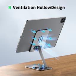 Thumbnail Giá đỡ điện thoại/máy tính bảng GOOJODOQ bằng kim loại thích hợp cho iPad 10.2 7 8 9 Gen Soporte Xiaomi Samsung 1