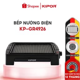 Thumbnail Bếp nướng điện không khói KIPOR KP-GR4926 - Khay nướng rời chống dính WHITFORD của USA - Bảo hành tại nhà 12 tháng 1