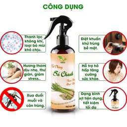 Thumbnail Xịt Thơm Phòng Tinh Dầu Sả Chanh TAMAS Chai 100/300ml 2
