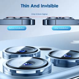Thumbnail Bộ dán bảo vệ Camera viền kim loại KOLEAD ZC-R1 cho iph 11 12 13 14 pro max plus bảo vệ từng ống kính 1