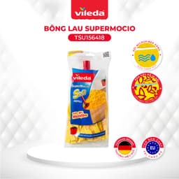 Thumbnail Bông lau thay thế cho cây lau nhà VILEDA supermocio Soft 3