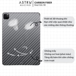 Thumbnail Miếng dán Carbon AstroMazing bảo vệ mặt lưng iPad chống trầy xước không bám vân tay 1